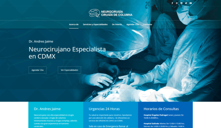 Le damos la Bienvenida a Neurocirugía CDMX